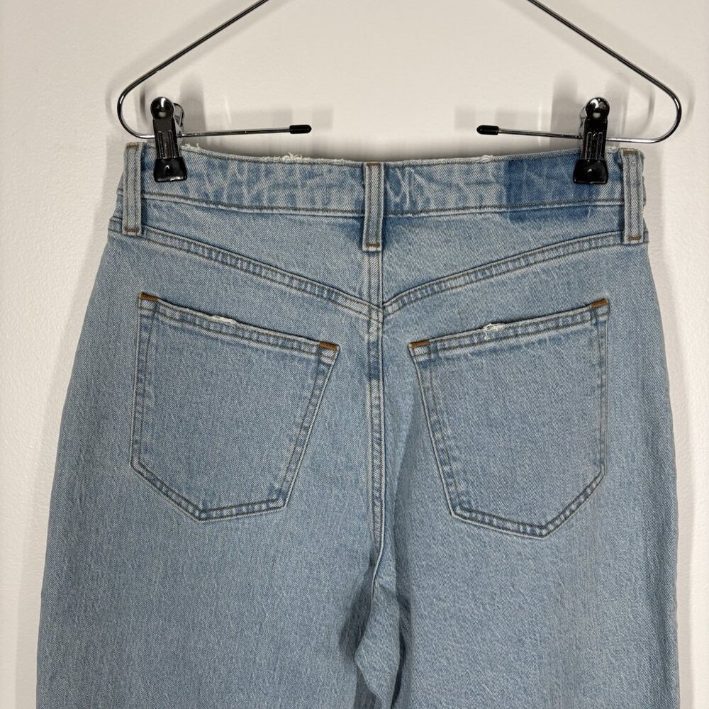 Abercrombie & Fitch Women 27/4L Pleated Curve Love High Rise The 80s Mom Jeans - Picture 9 of 12